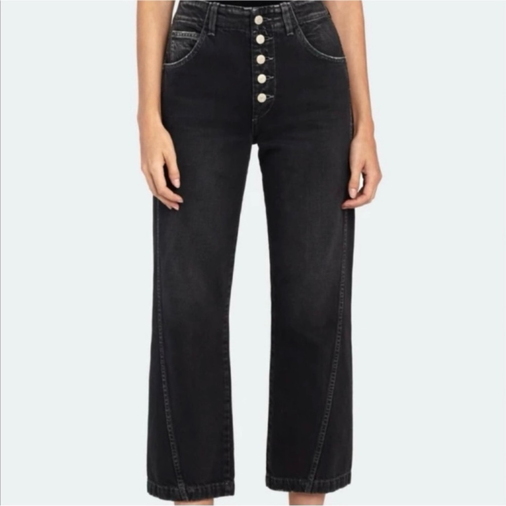 AMO Vintage black Dock jeans.